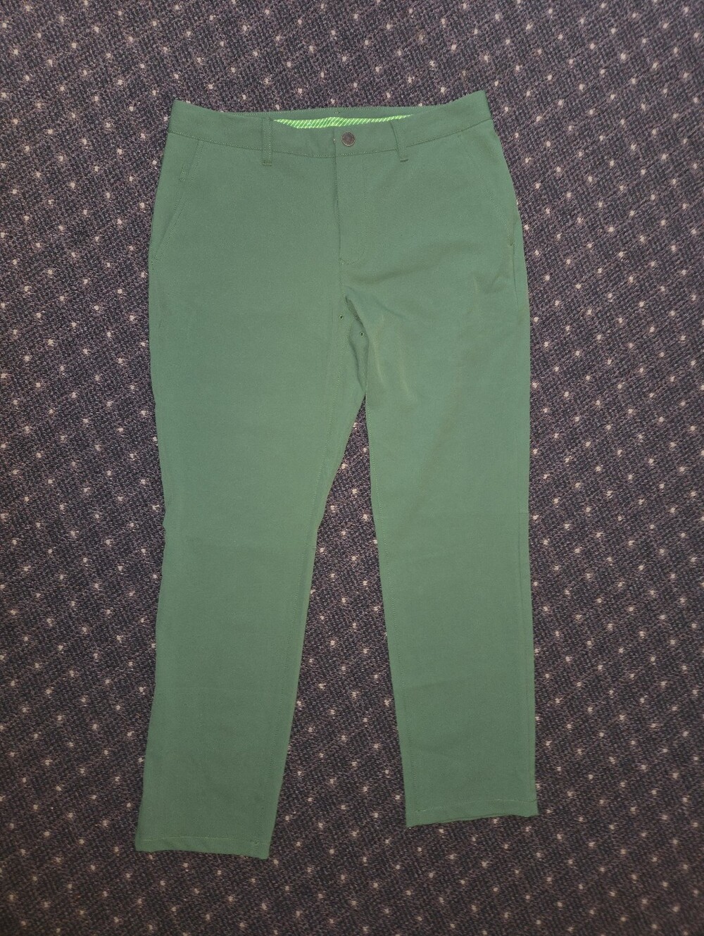 Bonobos Green Slim Chino Pants Size 33/30